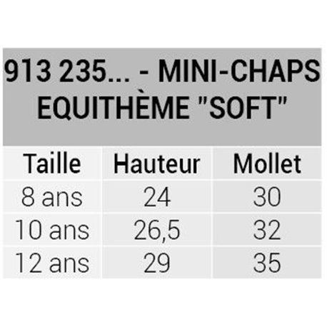 EQUITH?ME "Soft" Mini-Chaps